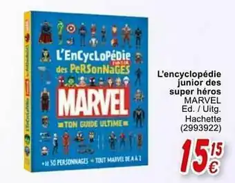 Cora L’encyclopédie junior des super héros marvel aanbieding