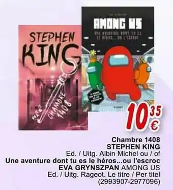 Cora Chambre 1408 stephen king ou - of une aventure dont tu es le héros...ou l’escroc eva grynszpan among us aanbieding