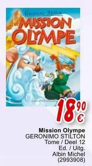 Cora Mission olympe geronimo stilton aanbieding