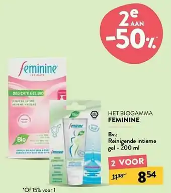 Di Reinigende intieme gel aanbieding