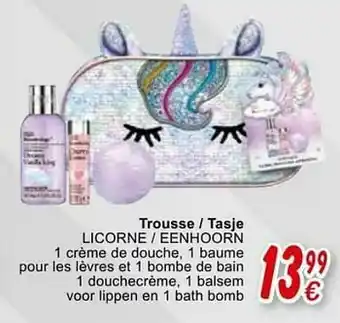 Cora Trousse - tasje licorne - eenhoorn aanbieding