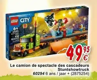 Cora Le camion de spectacle des cascadeurs stuntshowtruck aanbieding