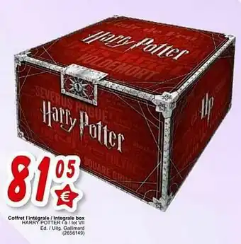 Cora Coffret l’intégrale - integrale box harry potter i à - tot vii aanbieding
