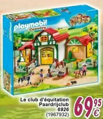 Le club d’équitation paardrijclub 6926