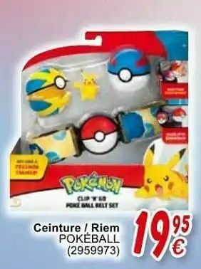 Cora Ceinture - riem pokéball aanbieding