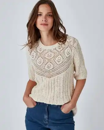 Damart Pull effet crochet aanbieding