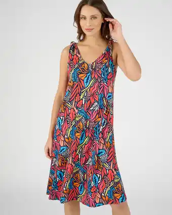 Damart Robe maille stretch tropicale aanbieding