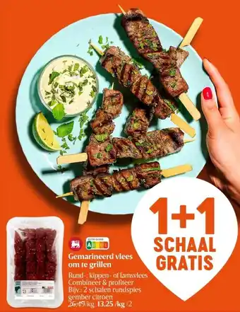 Delhaize Gemarineerd vlees om te grillen aanbieding