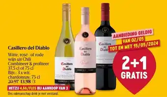 Delhaize Casillero del Diablo aanbieding