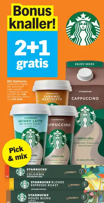 Albert Heijn Alle Starbucks aanbieding