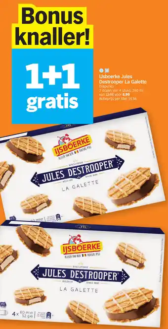 Albert Heijn IJsboerke Jules Destrooper La Galette aanbieding