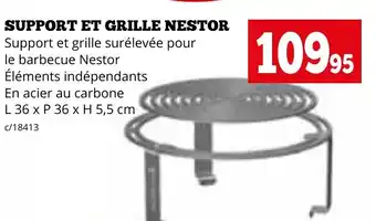 SUPPORT ET GRILLE NESTOR