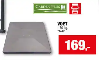 Hubo GARDEN PLUS VOET 70kg aanbieding