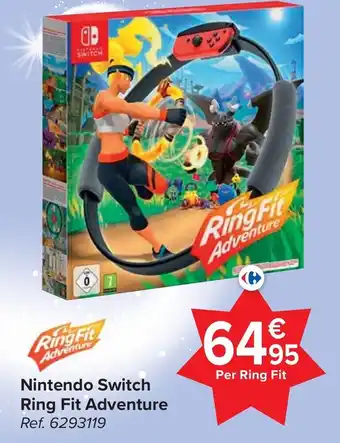 Carrefour Nintedno Switch Ring Fit Adventure aanbieding