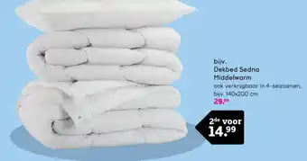 Leen Bakker Dekbed Sedna Middelwarm aanbieding