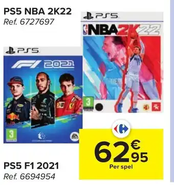 Carrefour PS5 F1 2021 aanbieding