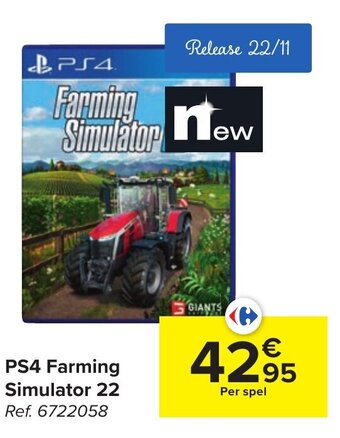 Carrefour PS4 Farming Simulator 22 aanbieding