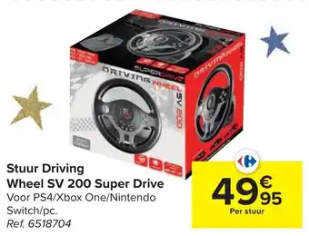 Carrefour Stuur Driving Wheel SV 2020 Super Drive aanbieding