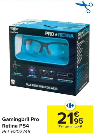 Carrefour Gamingbril Pro Retina PS4 aanbieding