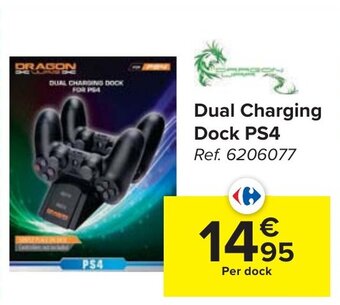 Carrefour Dual Charging Dock PS4 aanbieding