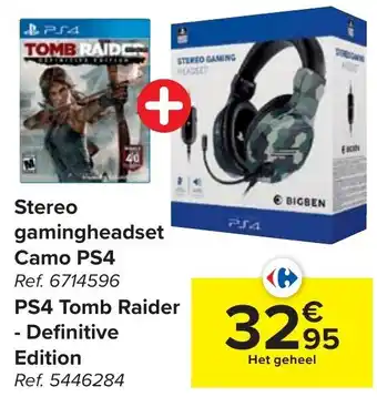 Stereo gamingheadset Camo PS4