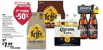 Delhaize Leffe blond aanbieding