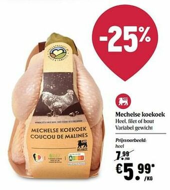 Delhaize Mechelse koekoek heel aanbieding