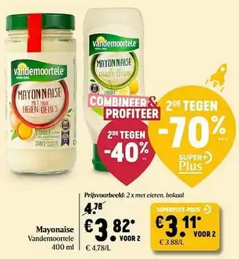 Delhaize Mayonaise vandemoortele aanbieding
