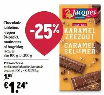 Delhaize Melkchocoladetablet-karamel- zeezout aanbieding