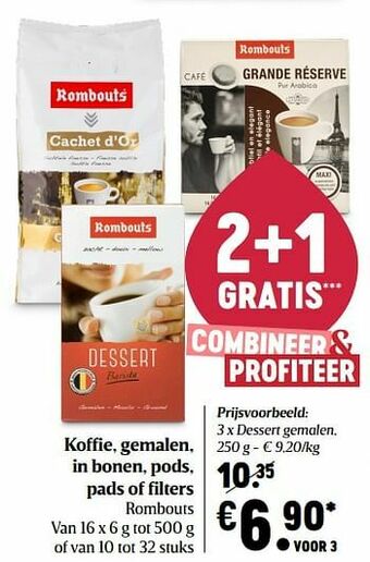 Delhaize Dessert gemalen aanbieding