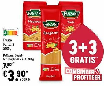 Delhaize Spaghetti aanbieding