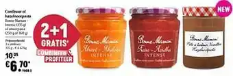 Confituur of hazelnootpasta bonne maman - intense of smeerpasta abrikoos