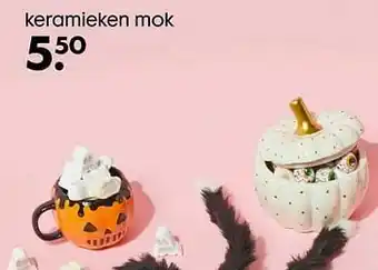 HEMA Keramieken mok aanbieding