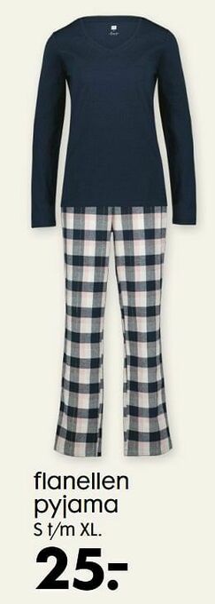 Flanellen pyjama