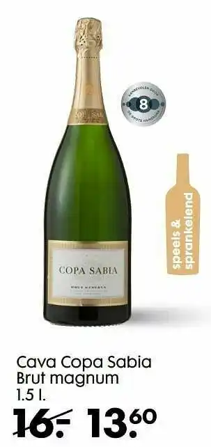 Cava copa sabia brut magnum