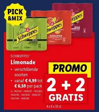 Lidl Limonade aanbieding