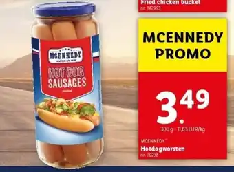 Lidl Hotdogworsten aanbieding