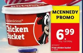 Lidl Fried chicken bucket aanbieding