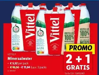 Lidl Mineraalwater aanbieding