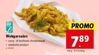 Lidl Wokgarnalen aanbieding