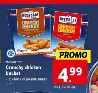 Lidl Crunchy chicken bucket aanbieding