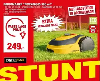 Hubo ROBOTMAAIER “POWXG6305 500 m²” aanbieding