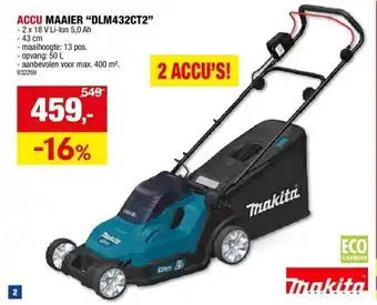 Hubo ACCU MAAIER “DLM432CT2” aanbieding