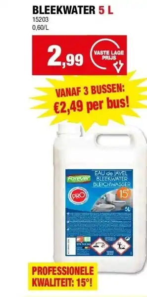 Hubo BLEEKWATER 5 L aanbieding