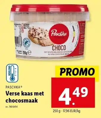 Lidl Verse kaas met chocosmaak aanbieding