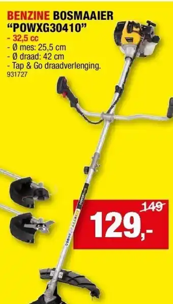 Hubo BENZINE BOSMAAIER “POWXG30410” aanbieding