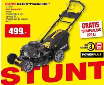 Hubo BENZINE MAAIER “POWXG60300” aanbieding