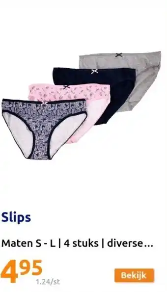 Action Slips aanbieding