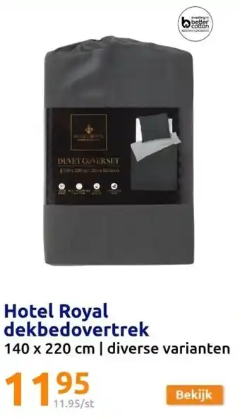 Action Hotel Royal dekbedovertrek aanbieding