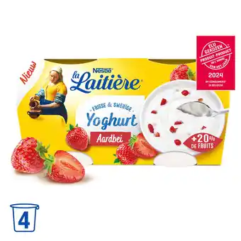 Delhaize Roeryoghurt | Smeuig | Aardbei aanbieding